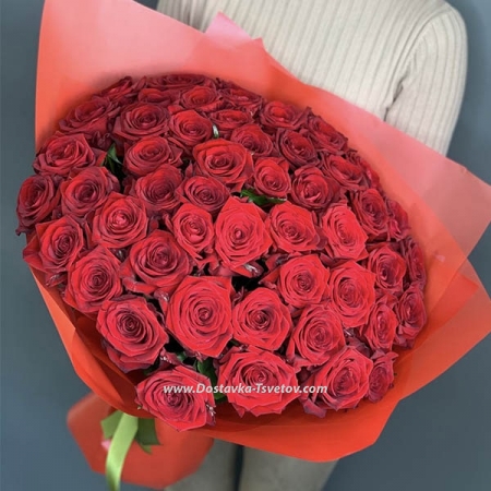 Bouquet of red roses "Venus"