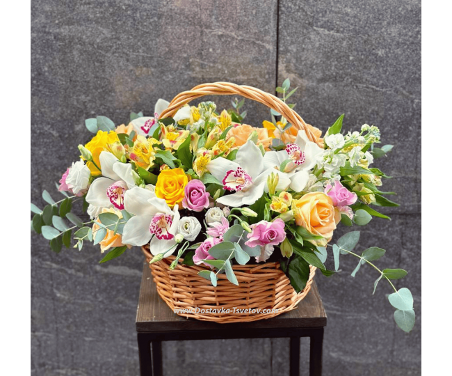 Flowers Basket "Summer Joy"