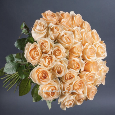 Bouquet of Roses "Peach Avalange"