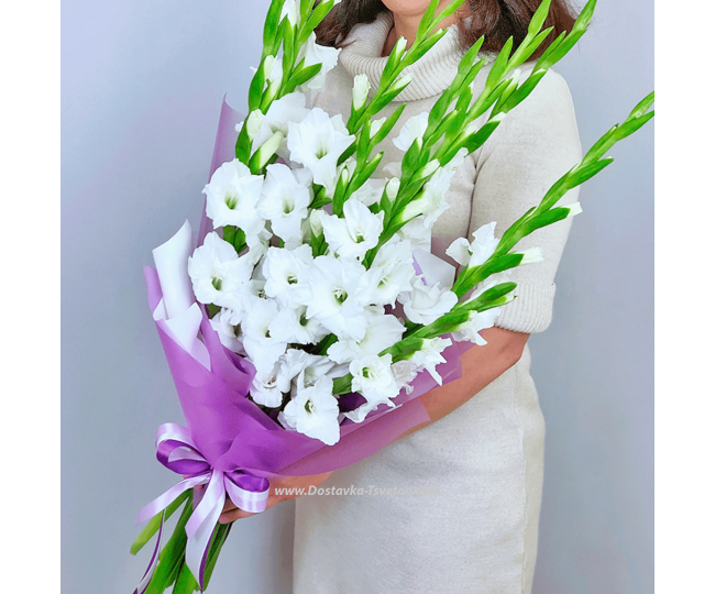 Flowers Bouquet "Tender Gladiolus"