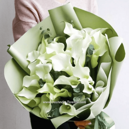 Bouquet of calla lilies "Elegance Itself"