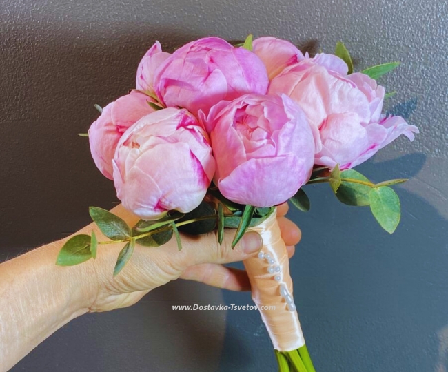 Peonies Bridal bouquet of peonies "Serenade"