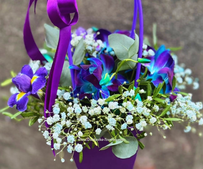 Flower Handbag "Violetta" - photo #3