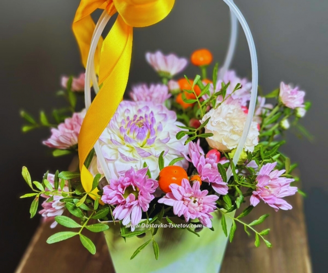 Flowers Handbag with flowers "Ambition"