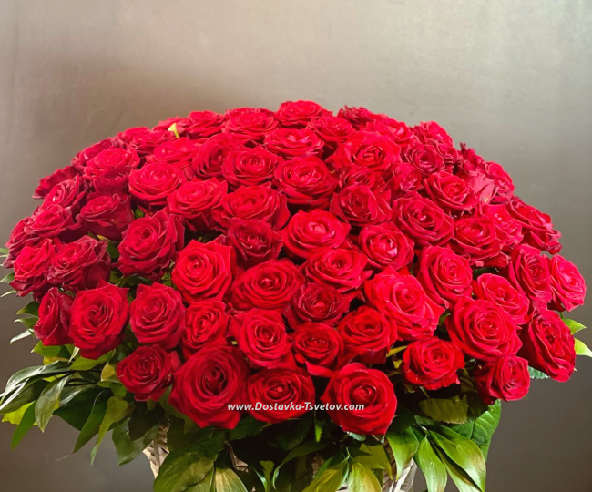 Roses Basket of red roses "Love"