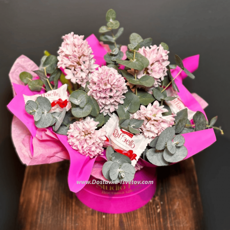 Flowers "Hyacinths in a box"