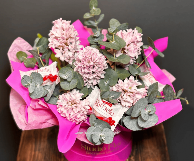 Flowers Flowers "Hyacinths in a box"