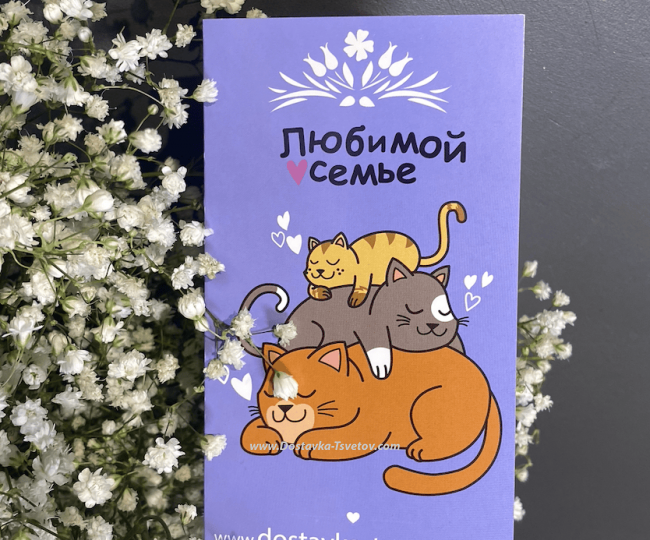 Postcards Postcard "To my beloved family"