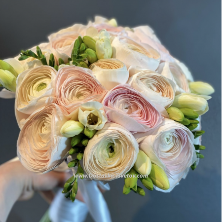 Ranunculus and freesia "Lute"