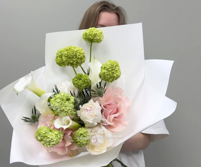 Author's bouquet "Tenderness of Silk" - photo #3