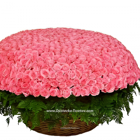 Huge basket "1001 Roses"