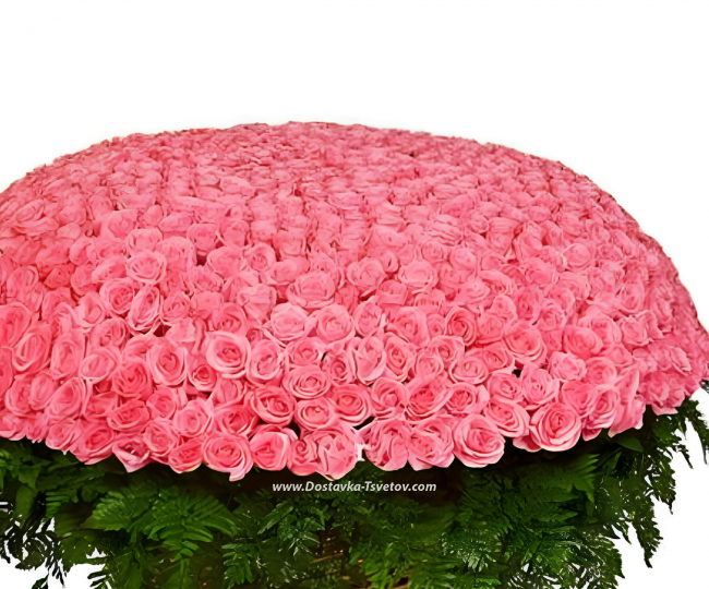 Huge basket "1001 Roses"
