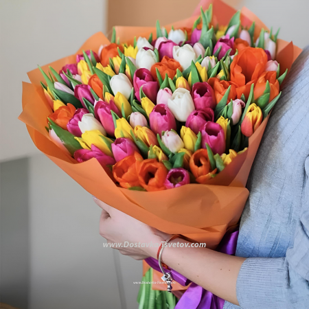 Variegated bouquet "Multicolored"