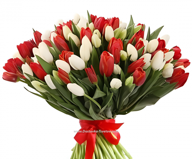 Colorful bouquets Two-tone bouquet "Bohemia"