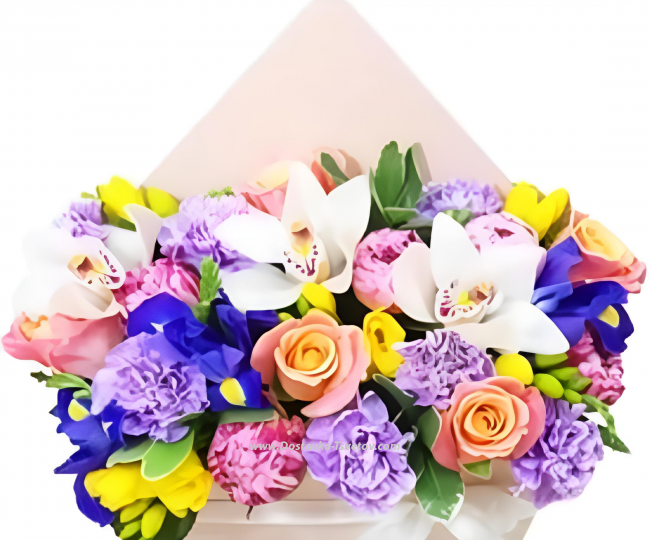 Floral messages Flower letter "Envelope"