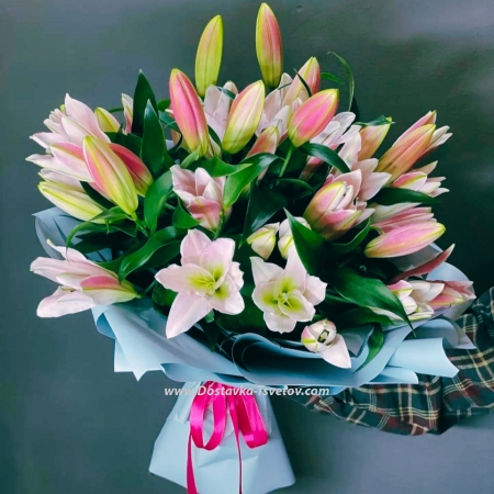 Bouquet of 11 lilies "Delight"