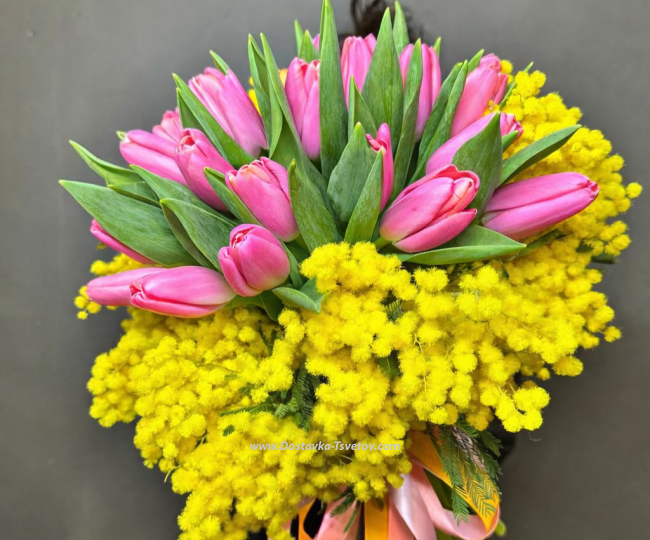 Tulips Bouquet "For lovely ladies"