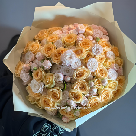 Bouquet of roses mix "Caribbean"