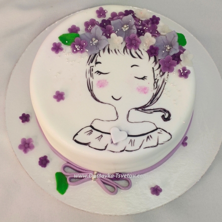 Author's cake "Lilac Dreams"