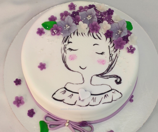 Presents Author's cake "Lilac Dreams"