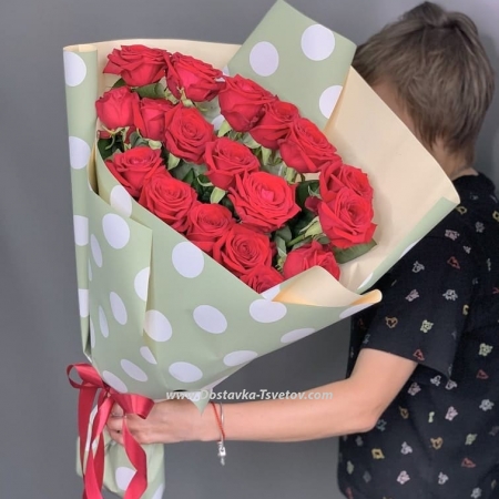 Red bouquet "Feelings" 