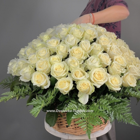 51 Roses in a basket "Agent 007"