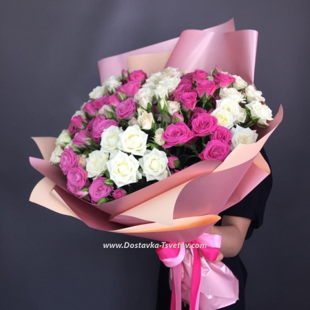 Bouquet of spray roses "Alicia"