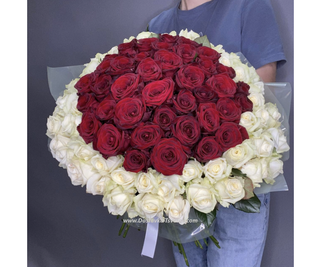 Bouquet of roses "Volcano of Love"