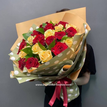 Bouquet mix of roses "Adriatic"