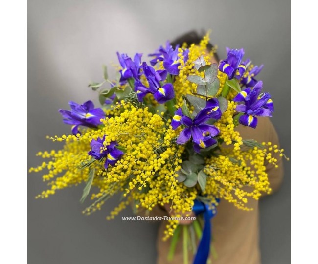 Irises Bouquet "Spring Morning"