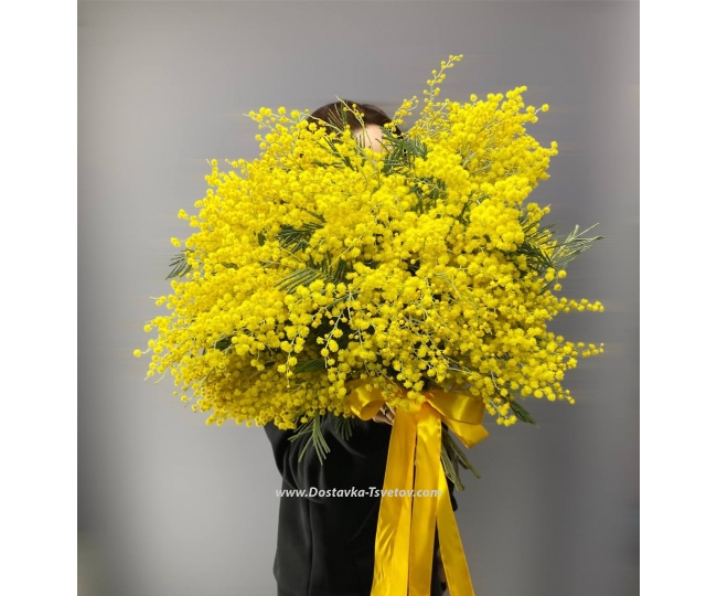 March 8 Bouquet "Luxury Mimosa"