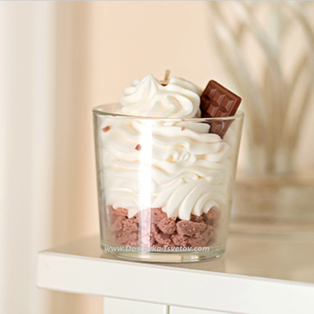 Dessert candle "Cappuccino"