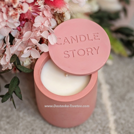 Pink candle