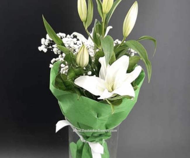 Lily bouquet "Lightness of Feelings" - photo #2