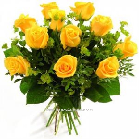 Yellow roses "Sunny Day"