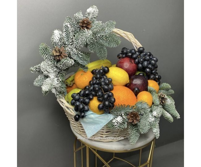 In the basket New Year Fruits
