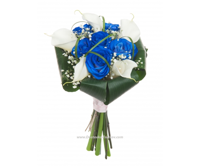 Blue Roses Blue roses for the bride "Glamour"