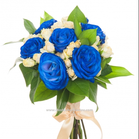 Blue roses to the bride "Carnival"