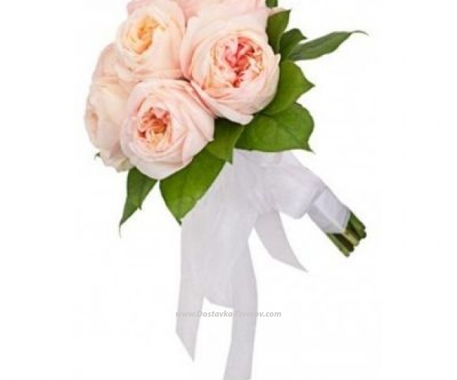 Bridal bouquet of peony roses Bouquet of 11 peony roses "Cutie"
