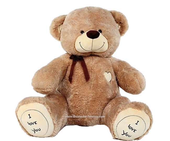 Stuffed Toys Teddy bear big brown 100 cm