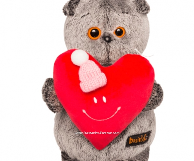 Stuffed Toys Basik with Heart