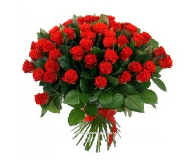 Flowers Bouquet of 51 roses "Loli"