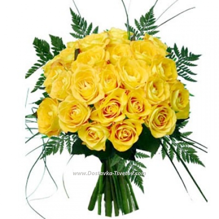 Yellow roses "Beach Season"