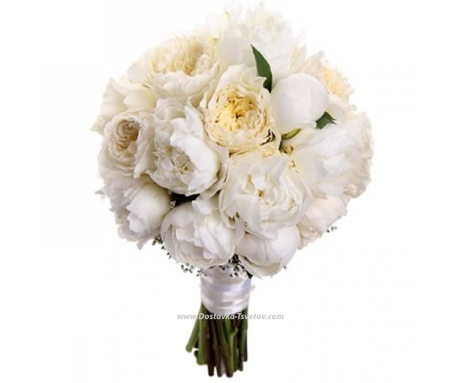 Peonies Bouquet for the bride "Universe"