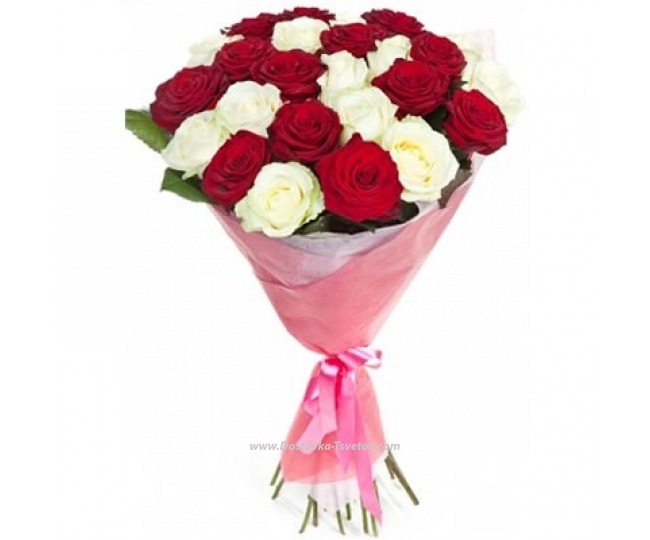 Bouquet of roses mix "Cosmopolitan"