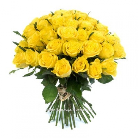 Bouquet of yellow roses "Sugar"