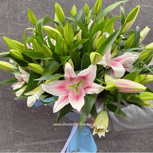 15 lilies bouquet "Inspiration"