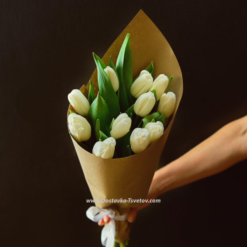 white bouquet "Monaco"