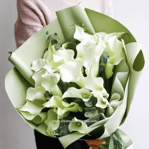 Bouquet of calla lilies "Elegance Itself"