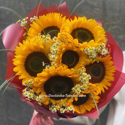 Sunflower Bouquet "Wheat Field"
